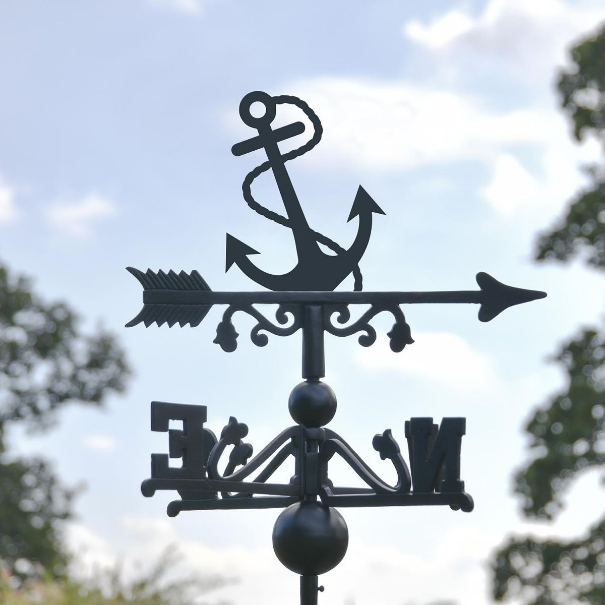 Anchor Topper on the Weathervane Anchor Topper on the Weathervane