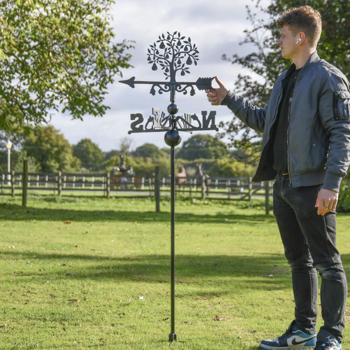 Pear Tree Free Standing Weathervane to Scale  Pear Tree Free Standing Weathervane to Scale