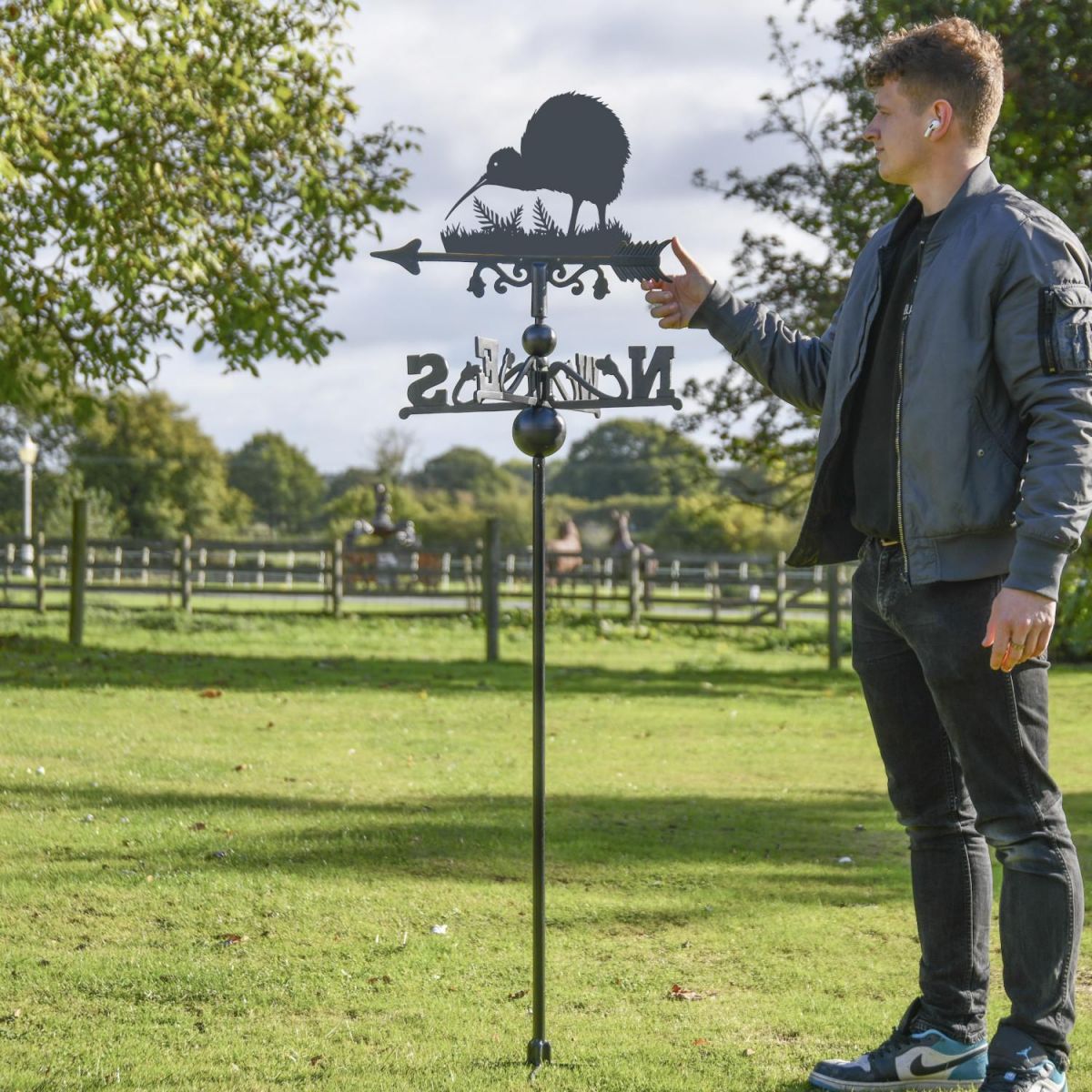 Kiwi Bird Free Standing Weathervane to Scale Kiwi Bird Free Standing Weathervane to Scale