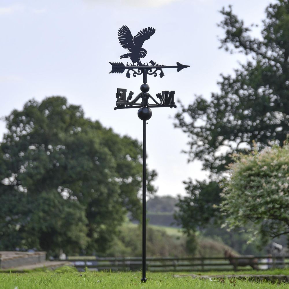 Barn Owl Free Standing Weathervane Barn Owl Free Standing Weathervane