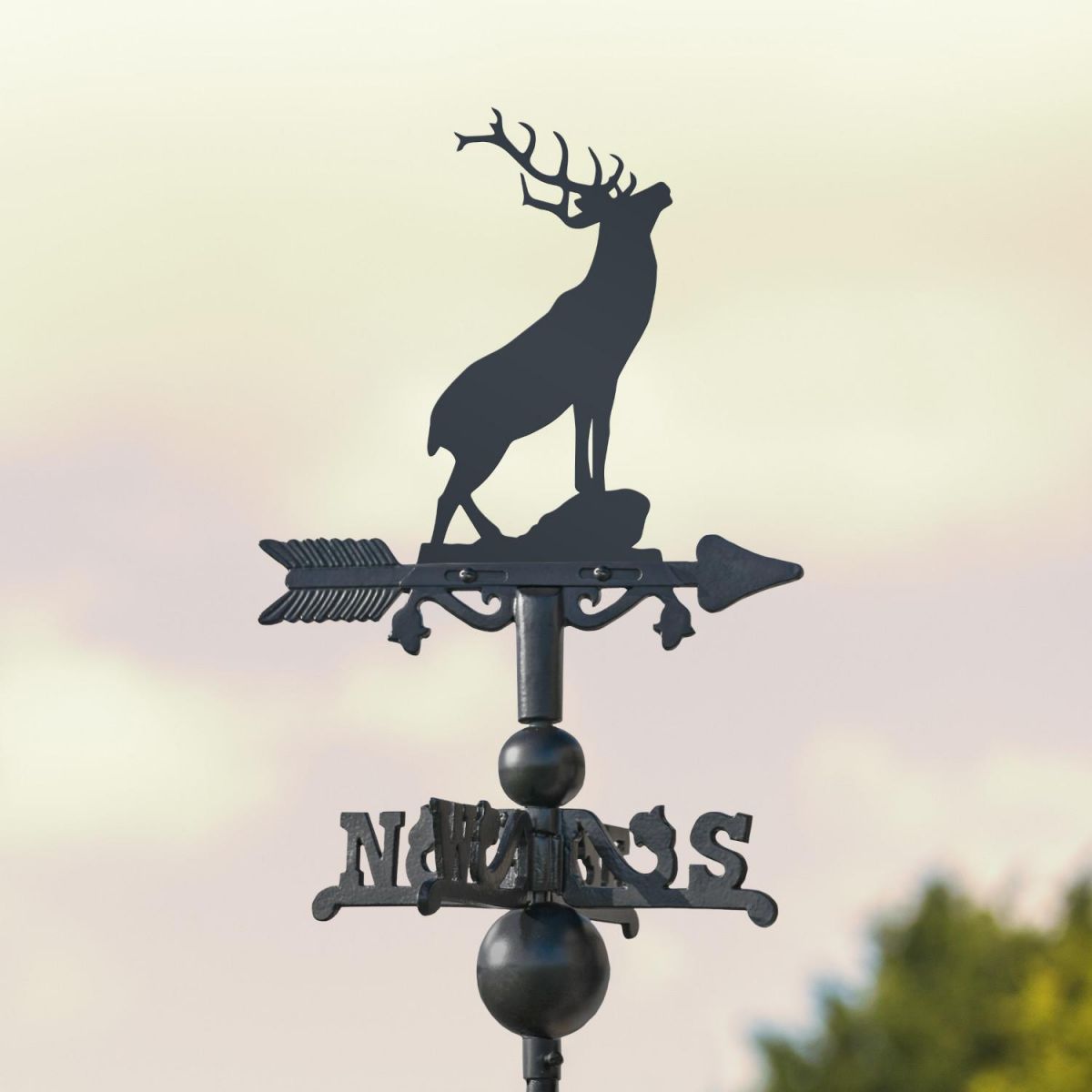 Mini Weathervane with Stag Motif 