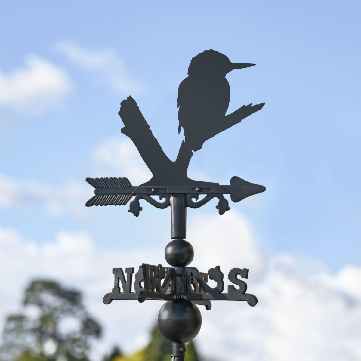 Mini Weathervane with Kingfisher Topper