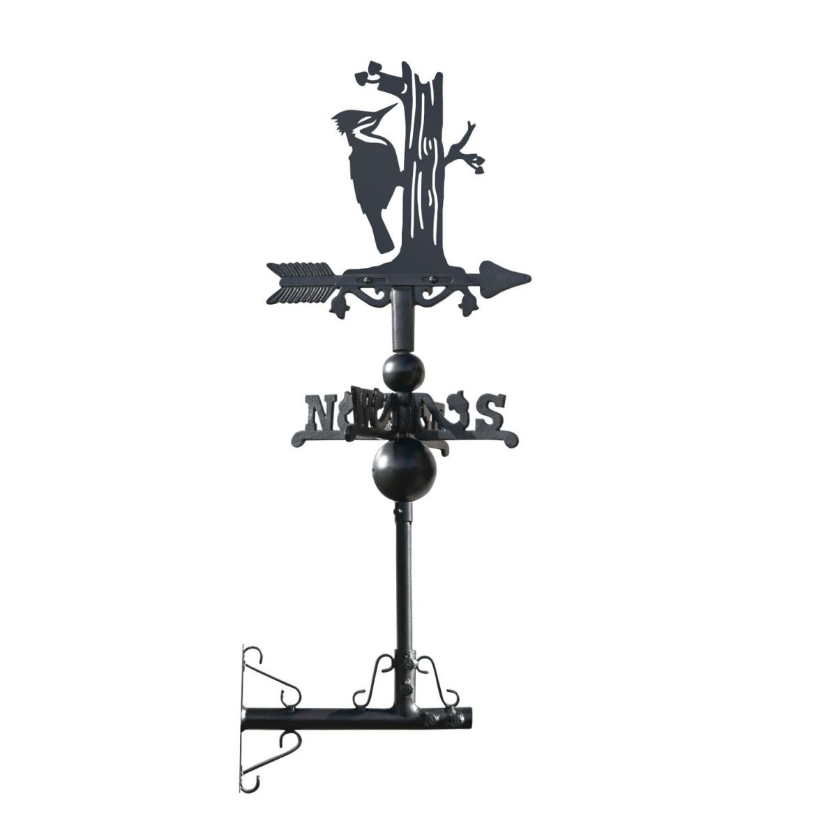 Woodpecker on Mini Weathervane Woodpecker on Mini Weathervane