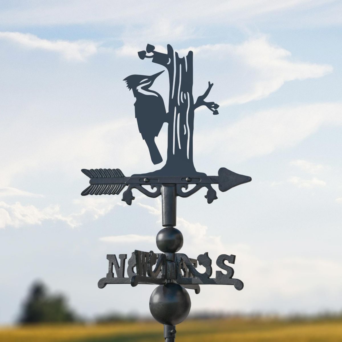 Woodpecker on Miniature Weathervane  Woodpecker on Miniature Weathervane