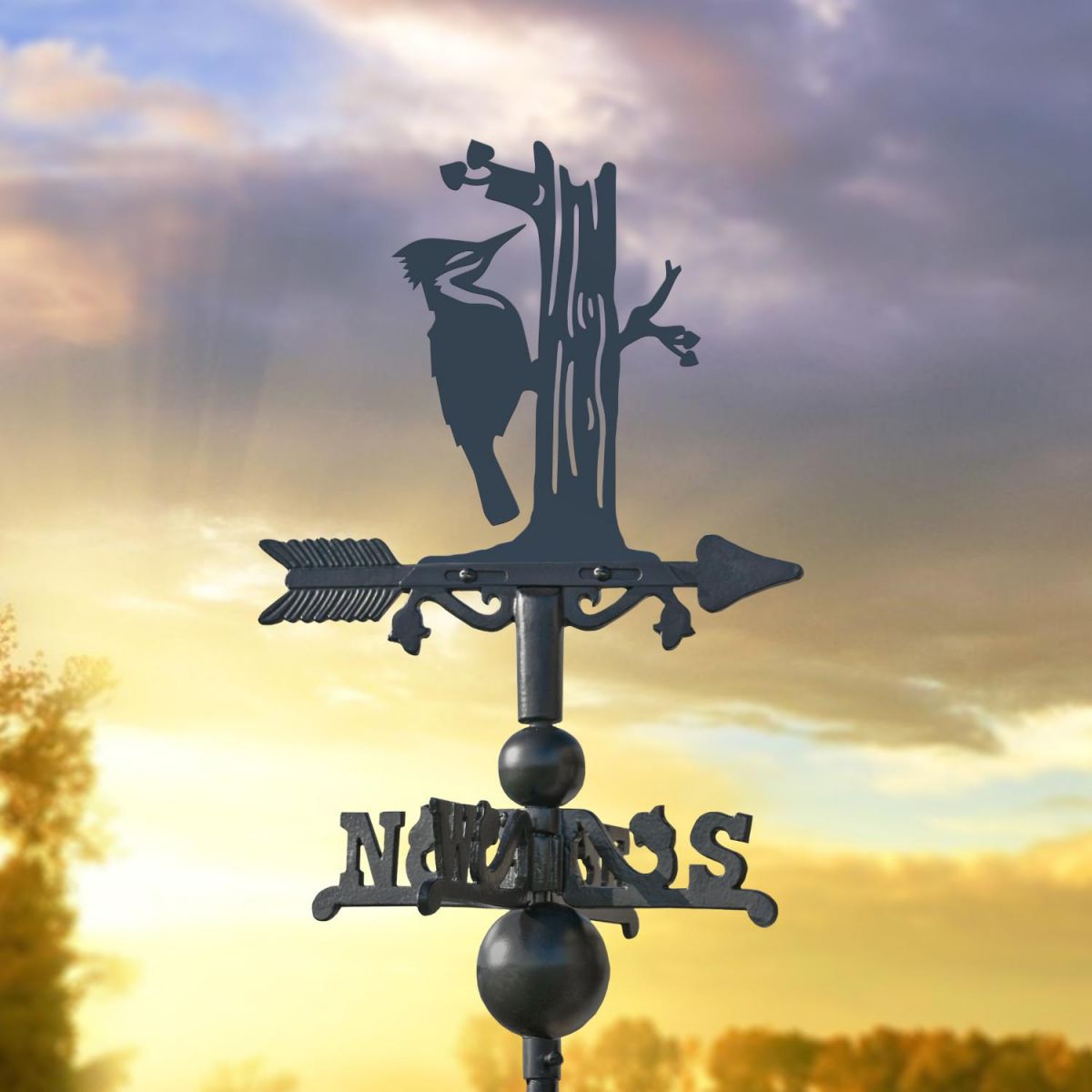 Miniature Weathervane with Woodpecker Design  Miniature Weathervane with Woodpecker Design