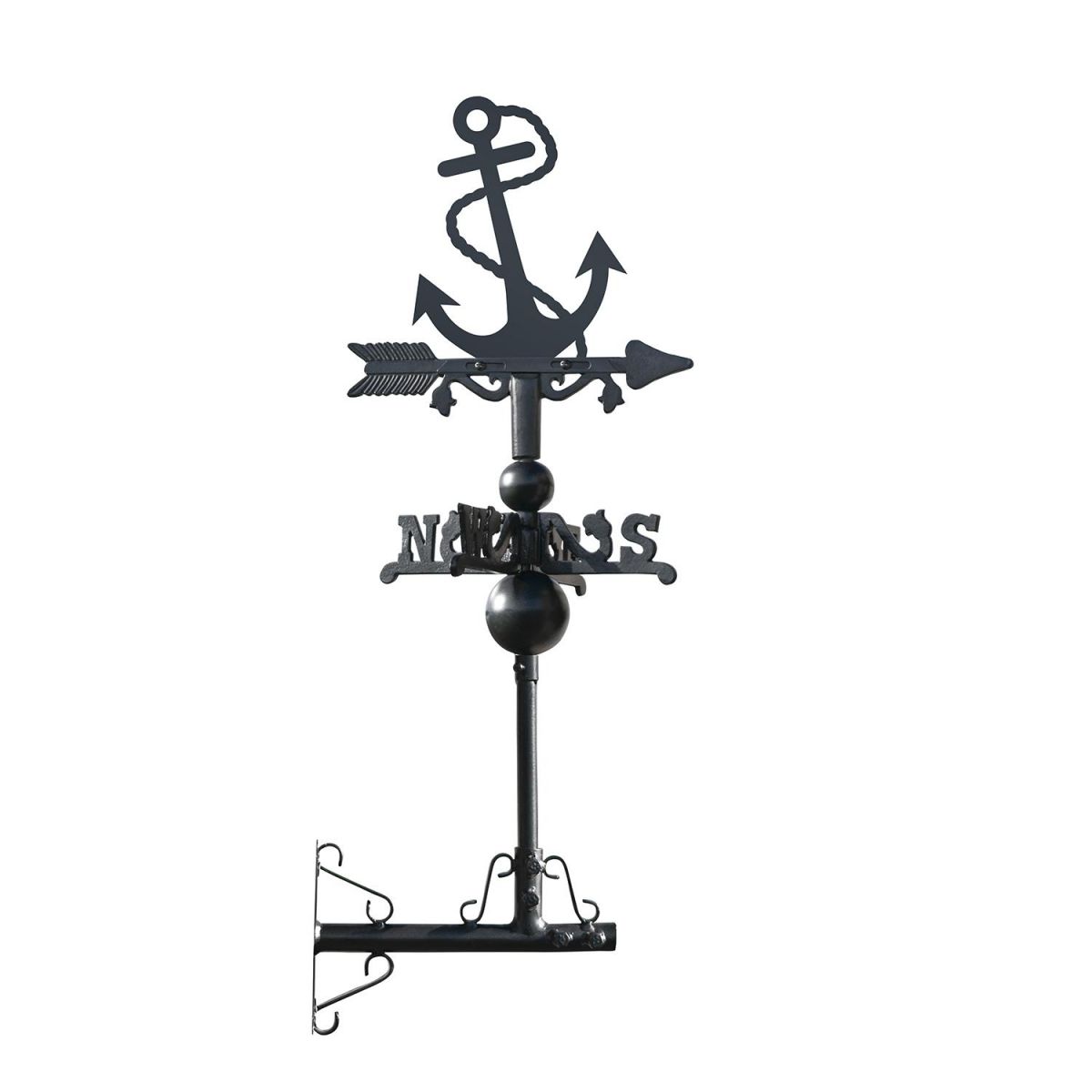 Anchor Miniature Weathervane Created From Cast Iron