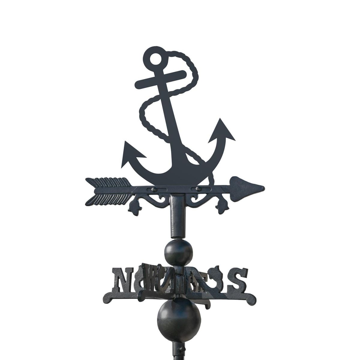 Anchor Miniature Weathervane in Black