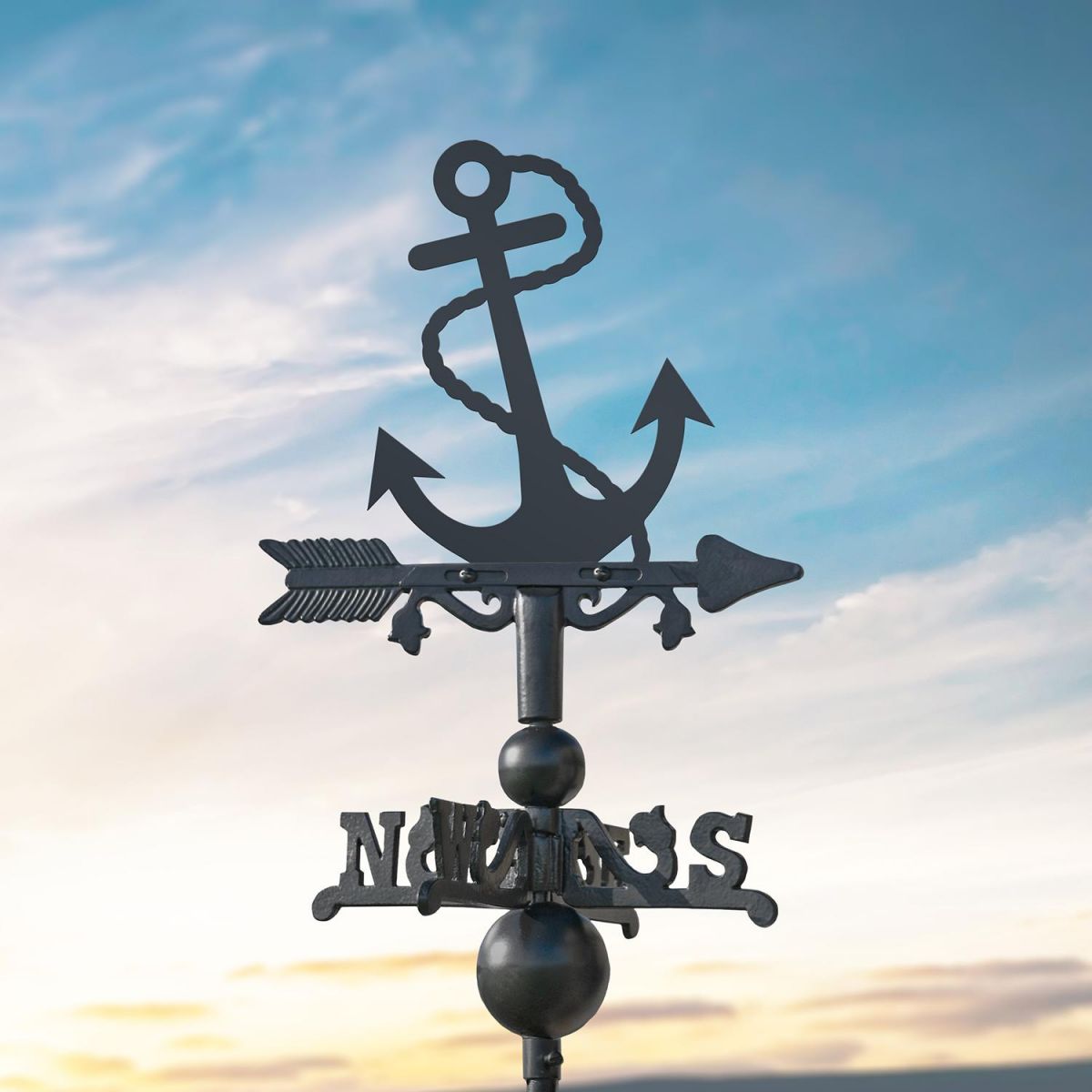 Anchor Miniature Weathervane in Situ