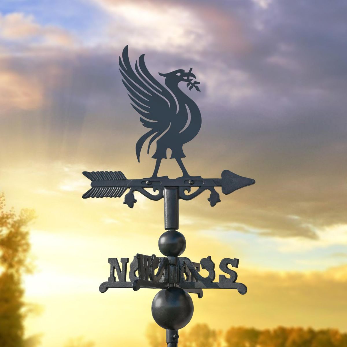 Miniature Weathervane with Liver Bird Design Miniature Weathervane with Liver Bird Design