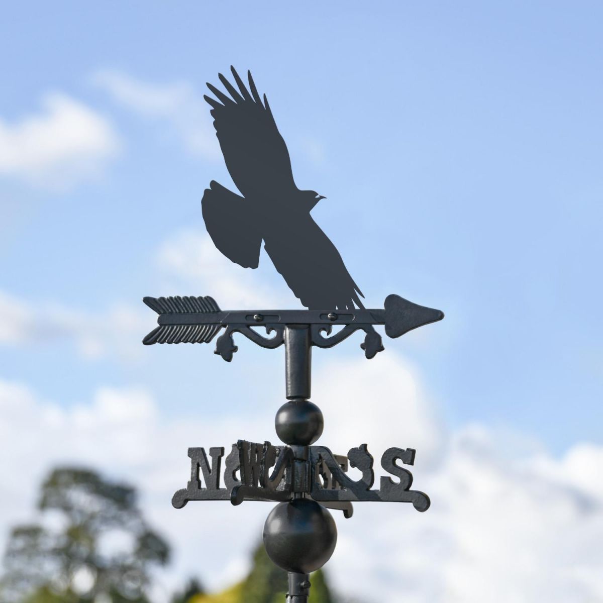 Mini Weathervane with Cornish Chough