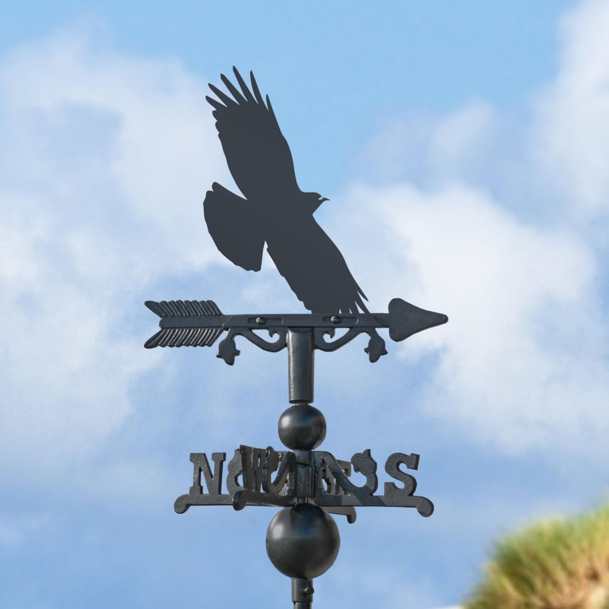 Miniature Weathervane with Cornish Chough 