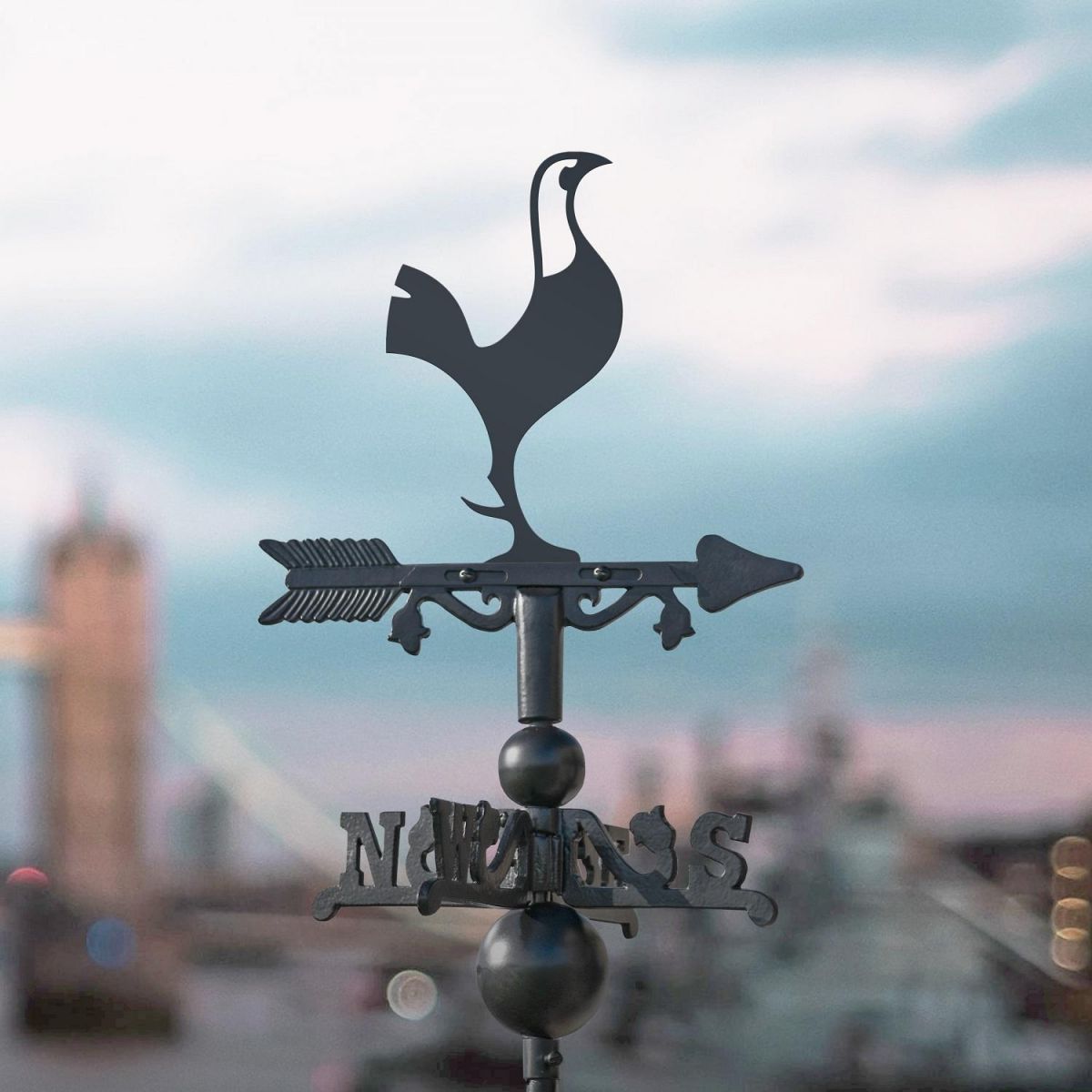 Miniature Weathervane with Contemporary Cockerel 