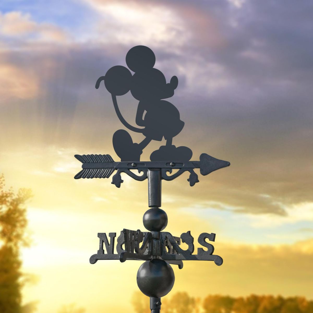 Miniature Weathervane with Mouse Design 