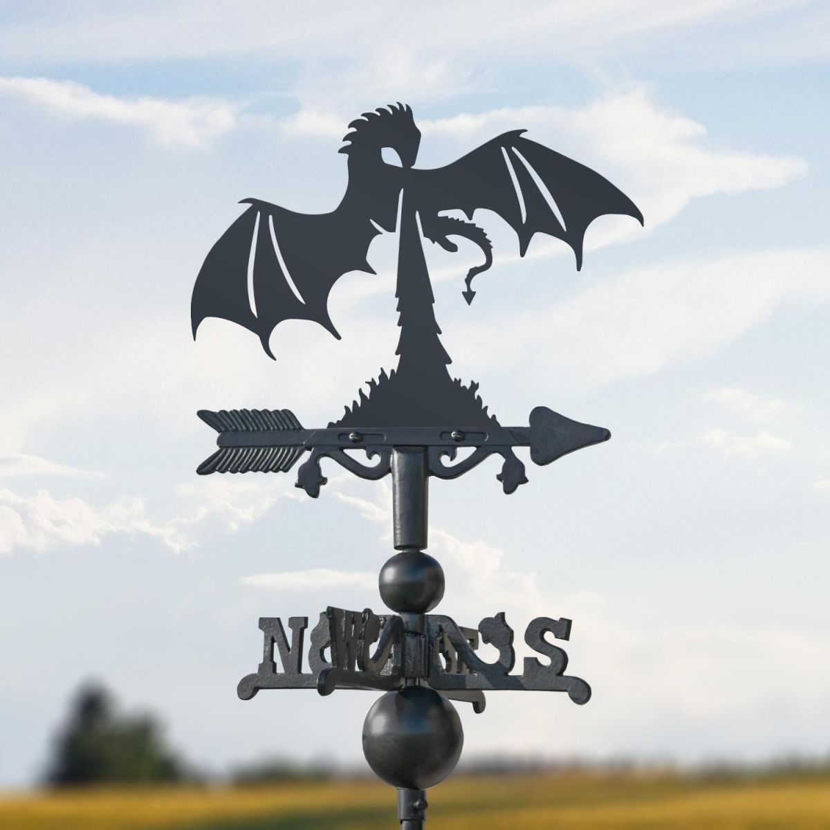 Dragon Fire on Miniature Weathervane 