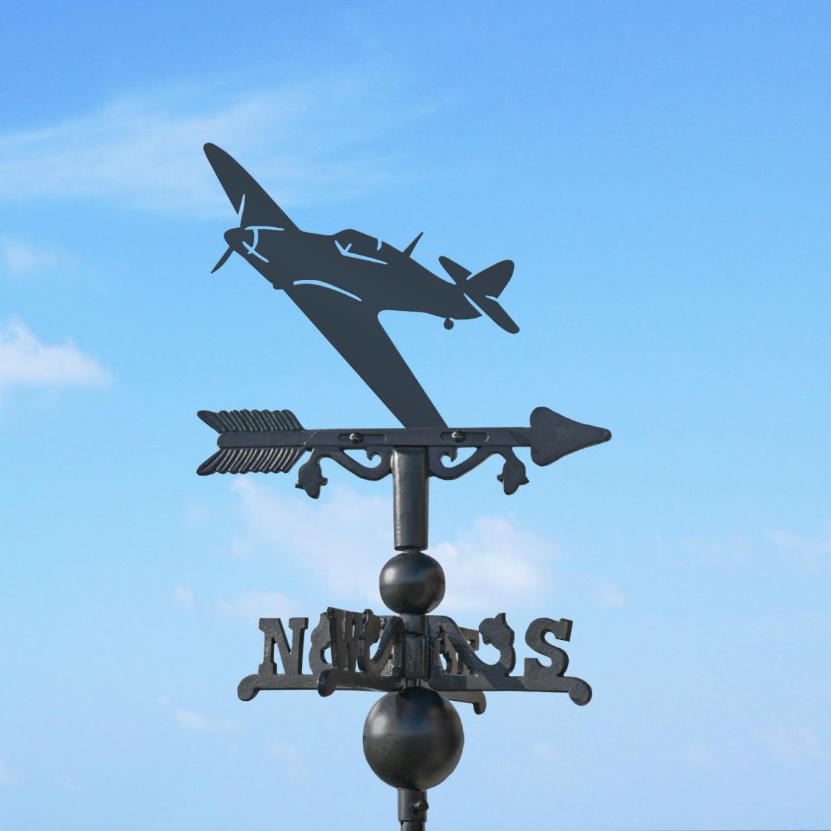 Hurricane Aircraft on Mini Weathervane