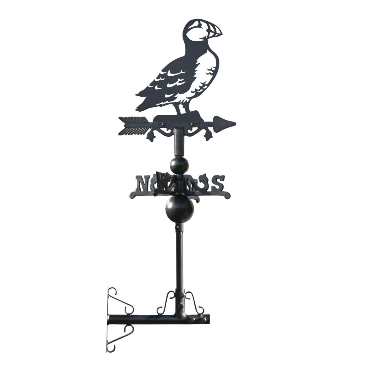 Puffin Miniature Weathervane Mounted