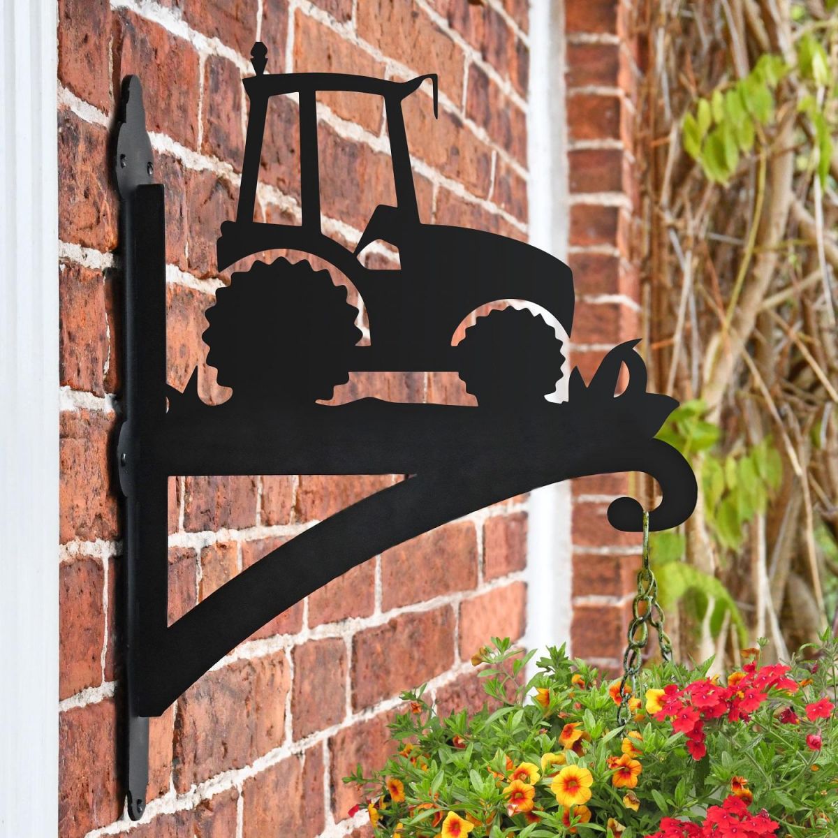 Farming Tractor Hanging Basket Bracket