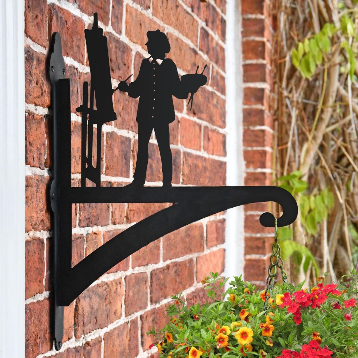 Artist Hanging Basket Bracket in Situ