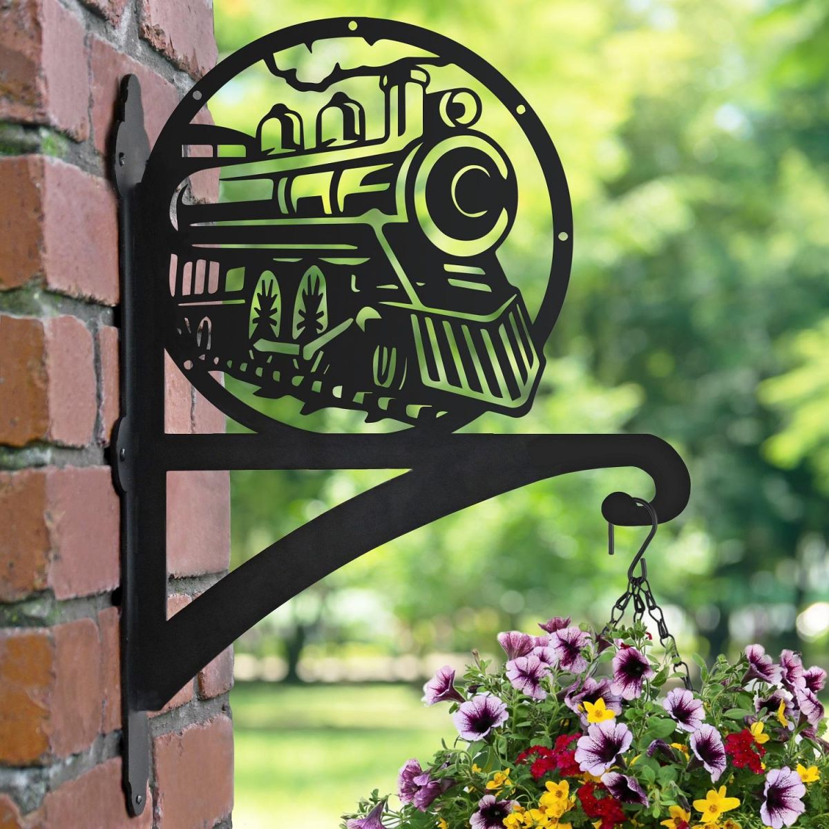 Steam Train Hanging Basket Bracket