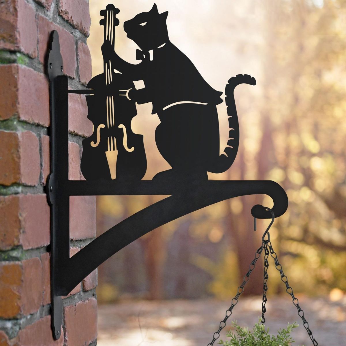 Cat & Fiddle Bracket fixed to wall  Cat & Fiddle Bracket fixed to wall