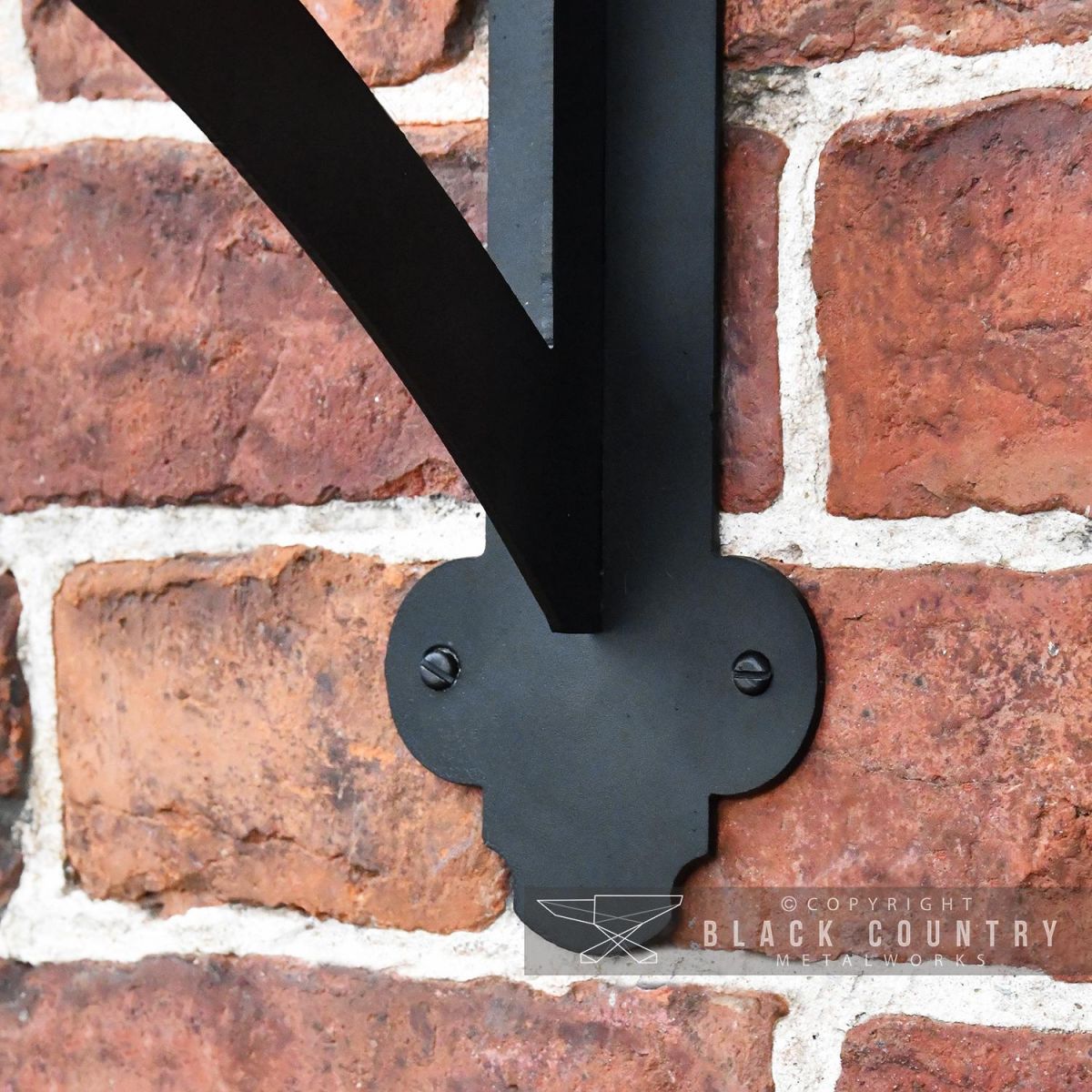 Close-up of the Design of the Wall Bracket