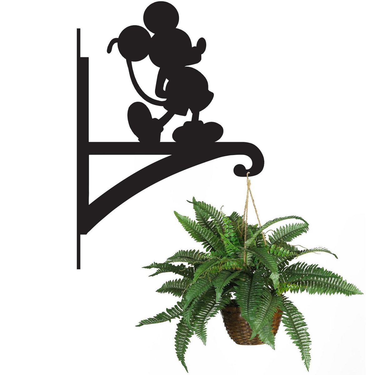 Mouse Hanging Basket Bracket Holding a Plant Mouse Hanging Basket Bracket Holding a Plant