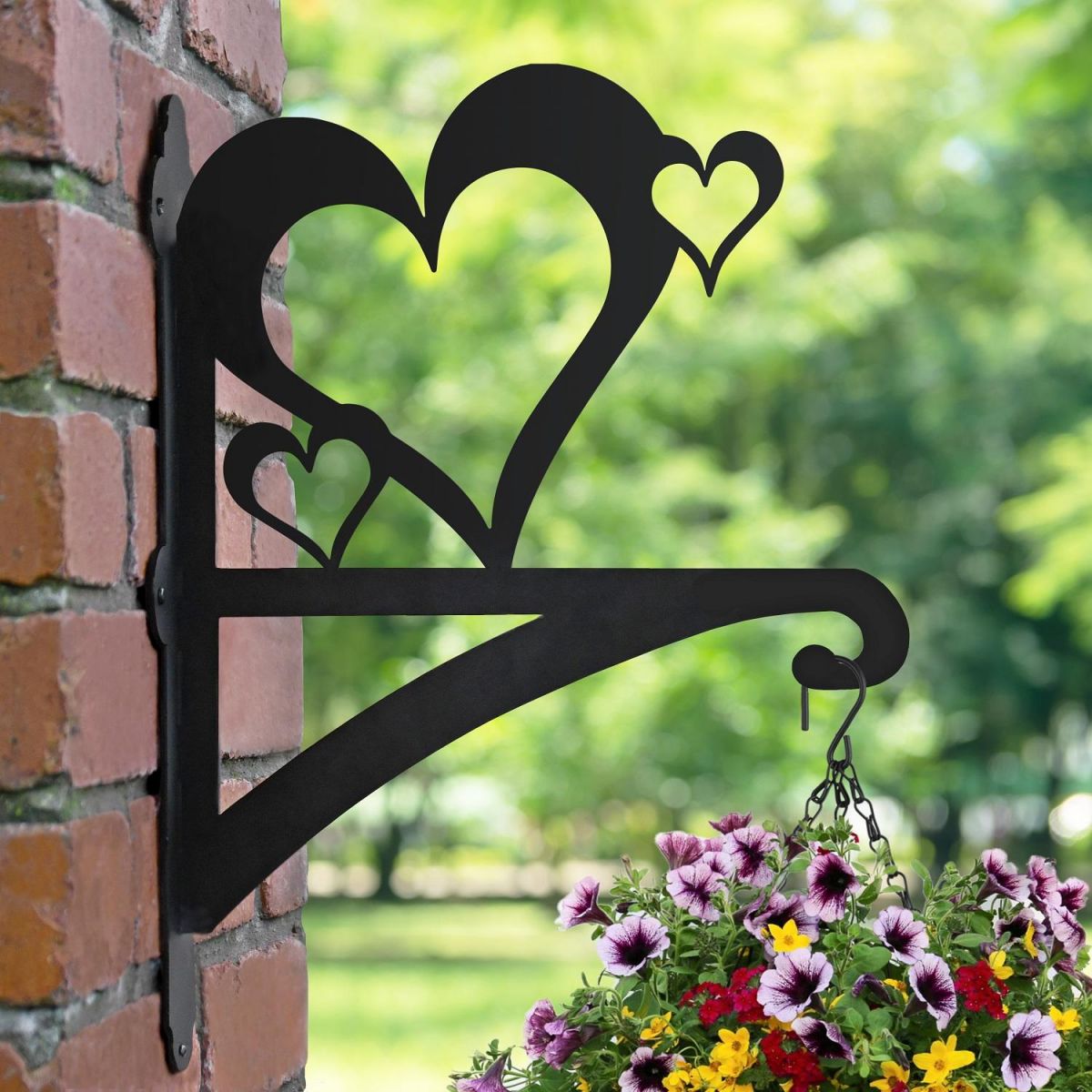 Love Heart Hanging Basket Bracket 