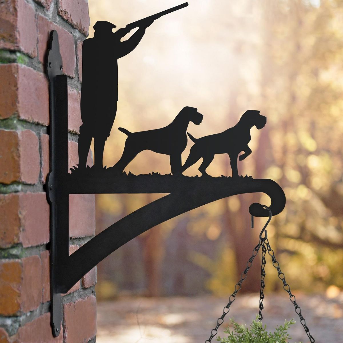 Game Season German Wirehaired Pointer Bracket on Wall 