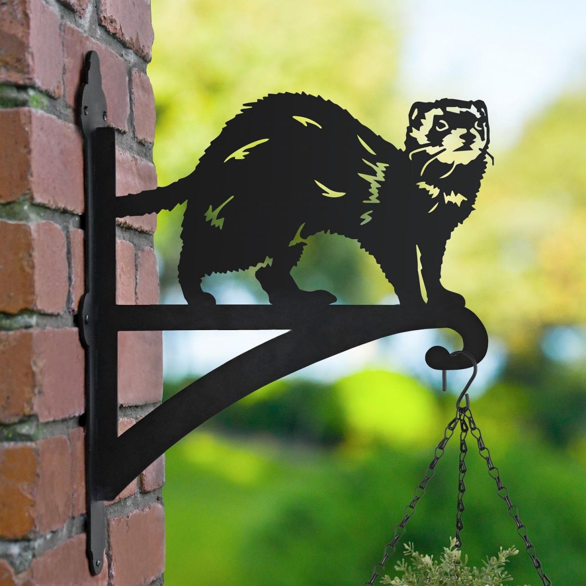 Ferret Running Iron Hanging Basket Bracket 
