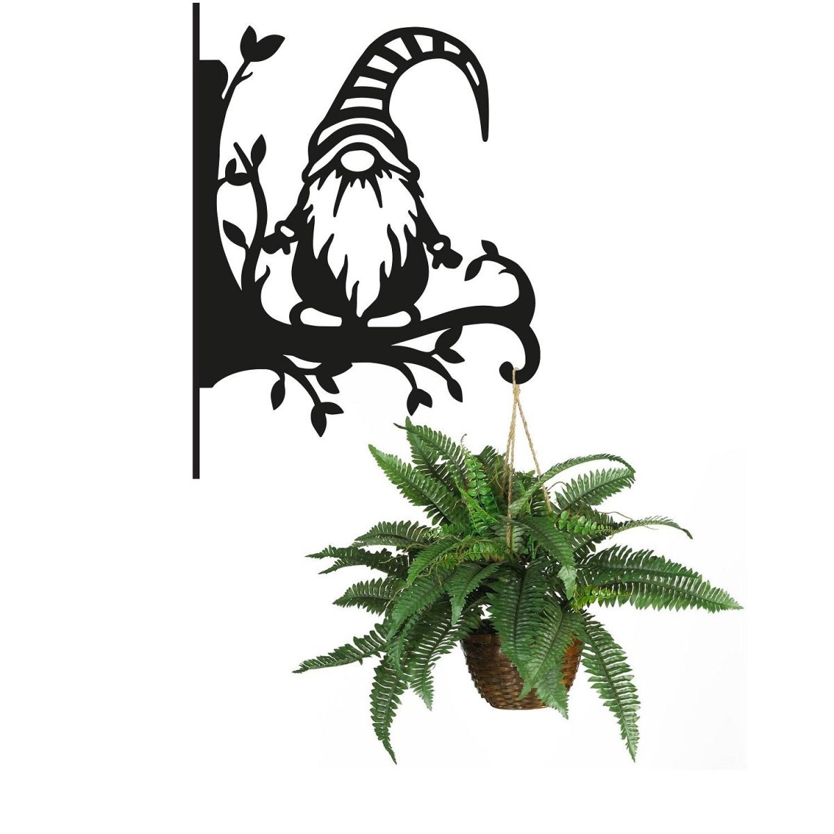 Striped Hat Gonk on Bracket with Basket