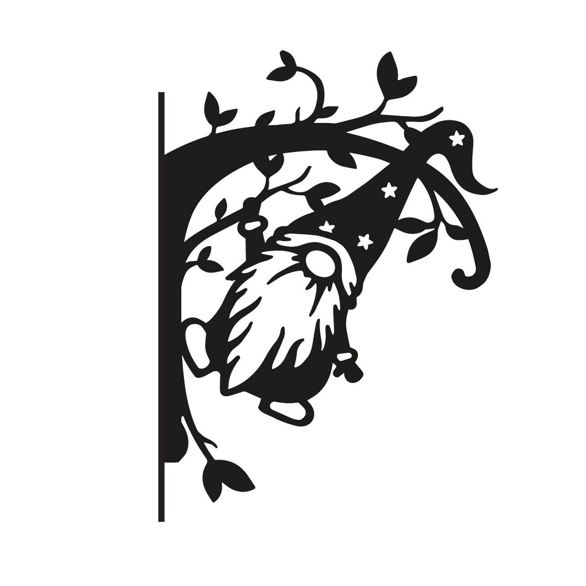 Gonk with Star Hat Basket Bracket  Gonk with Star Hat Basket Bracket