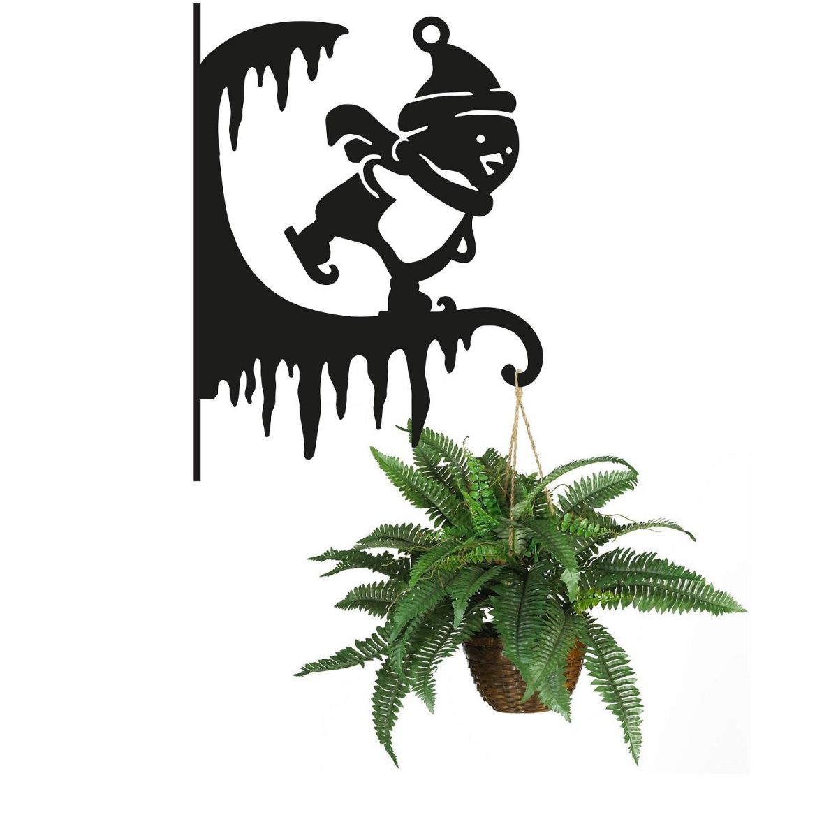 Bracket Bracket with Penguin on Skates 