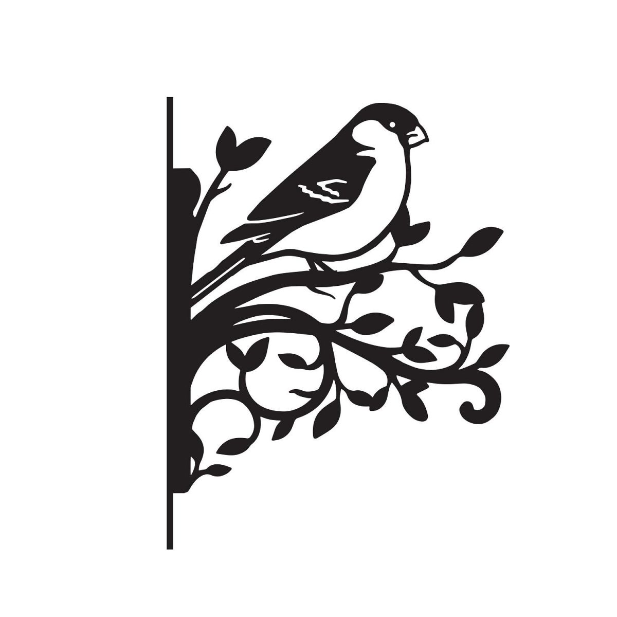 Iron Hanging Basket Bracket with Bullfinch