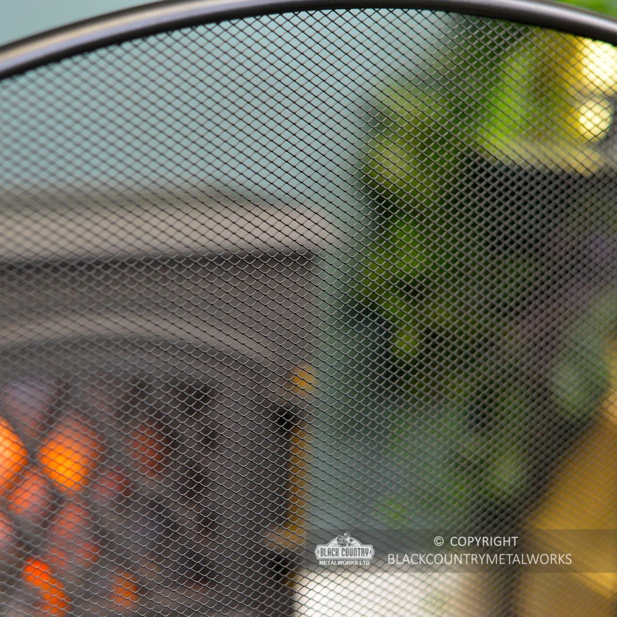 Close-up of the Mesh on the Fireguard