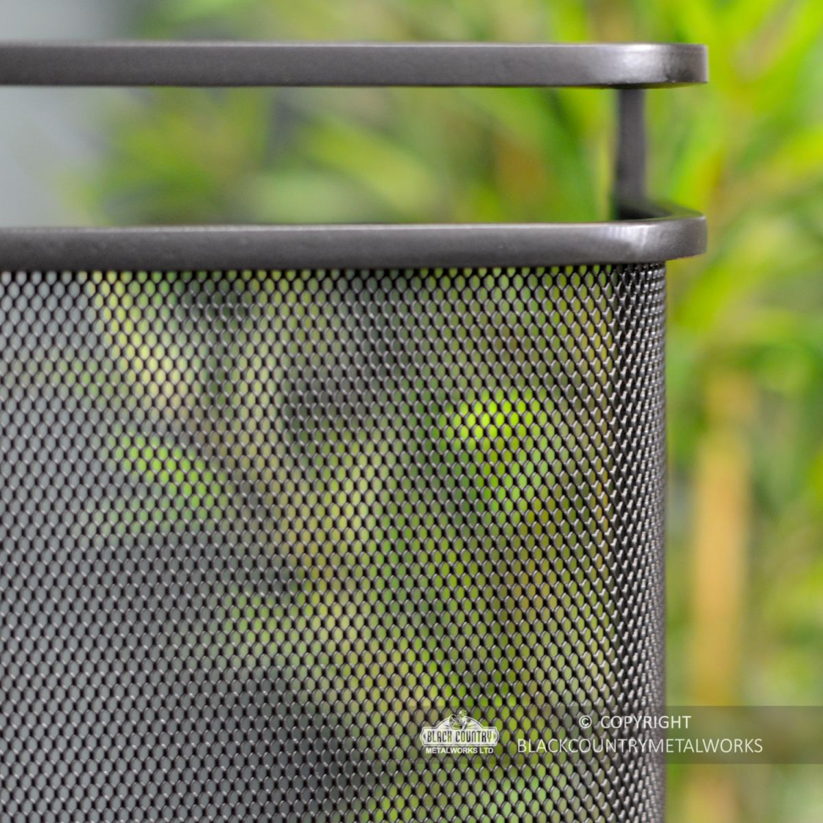 Close-up of the Mesh on the Fire Guard Close-up of the Mesh on the Fire Guard