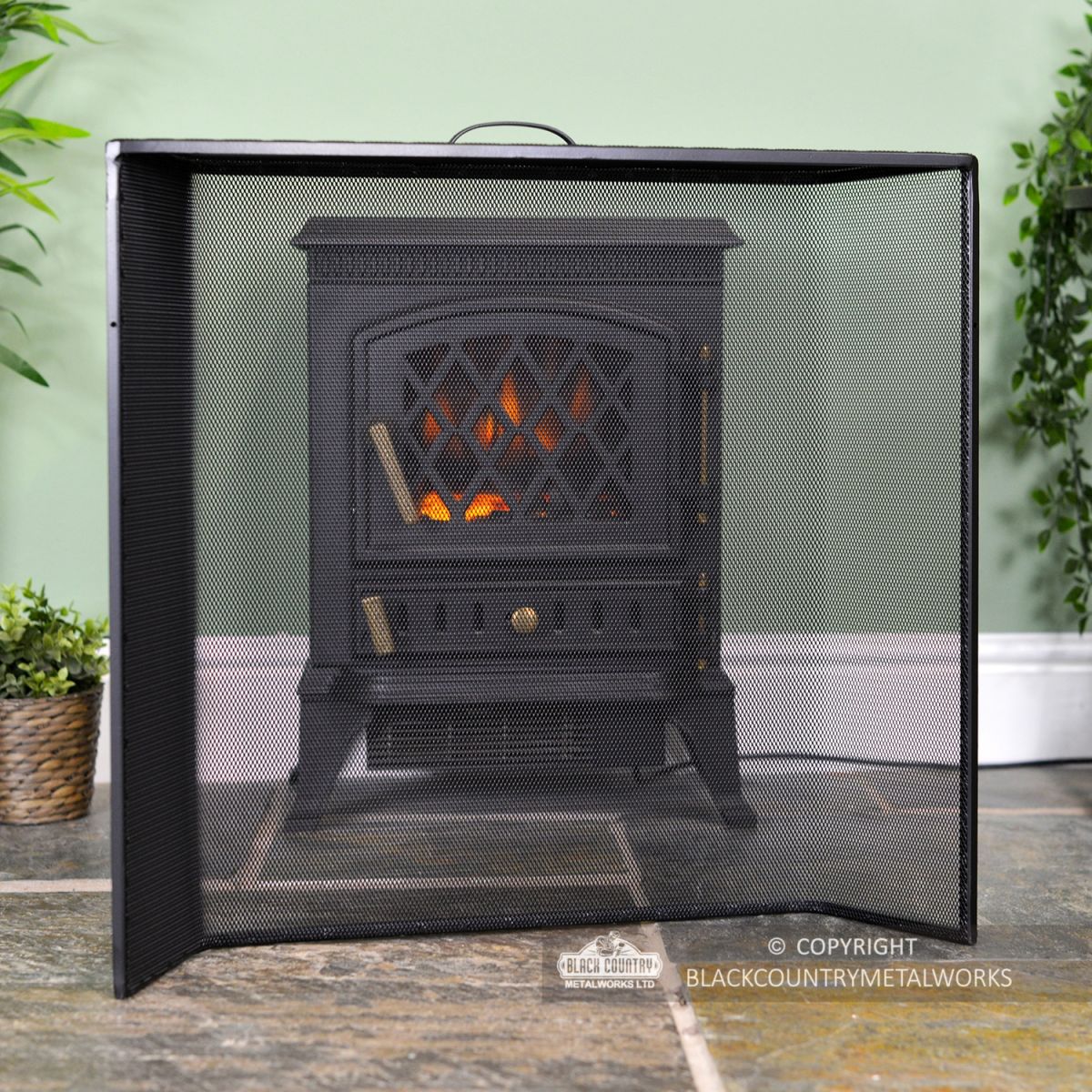 Back View of the Arched Spark Guard