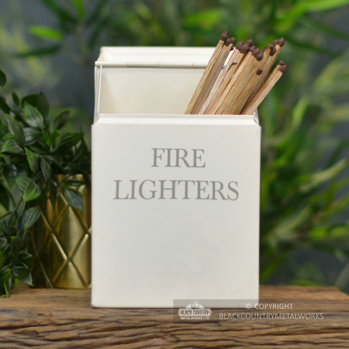 Fire Lighters Box with the Lid Open