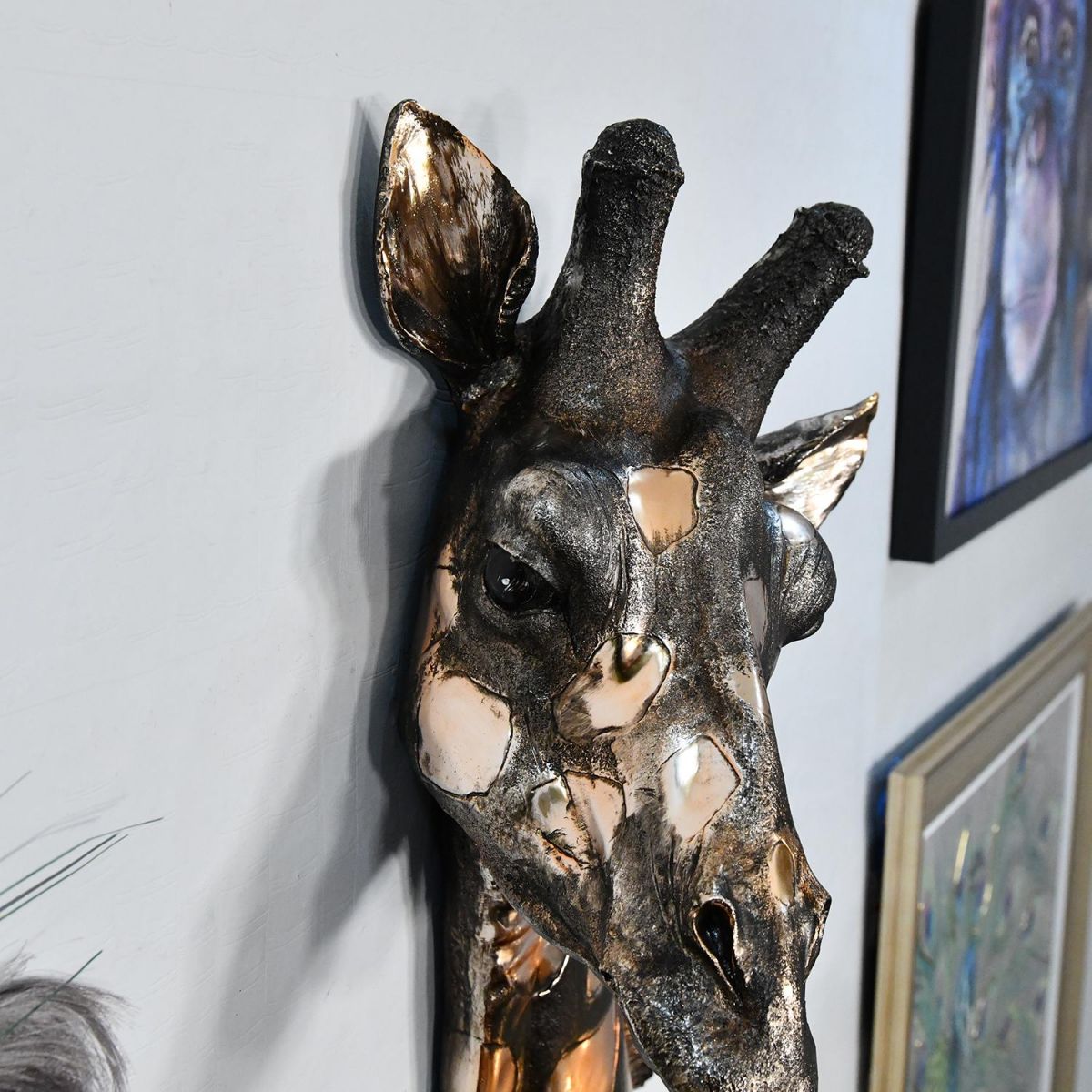 Side view of Giraffe head  Side view of Giraffe head