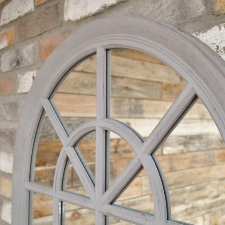 Close up of Rustic Grey Mirror  Close up of Rustic Grey Mirror