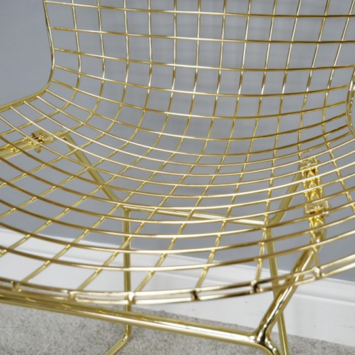 Close up of square seat detail  Close up of square seat detail