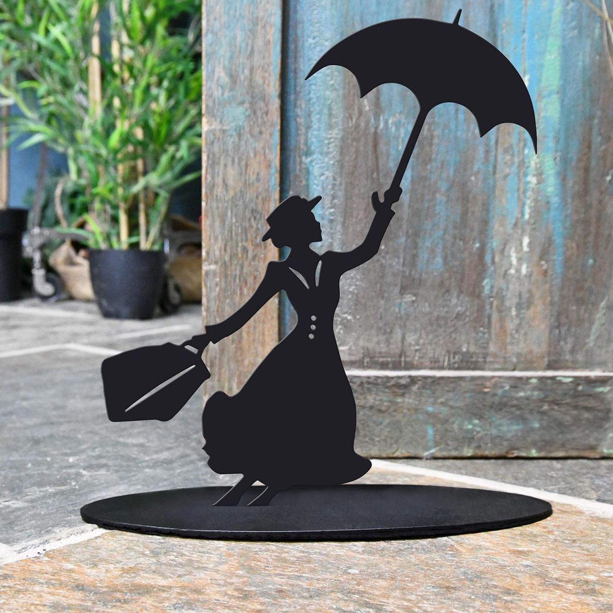 Mary Poppins Door Stop Created Out of Iron Mary Poppins Door Stop Created Out of Iron