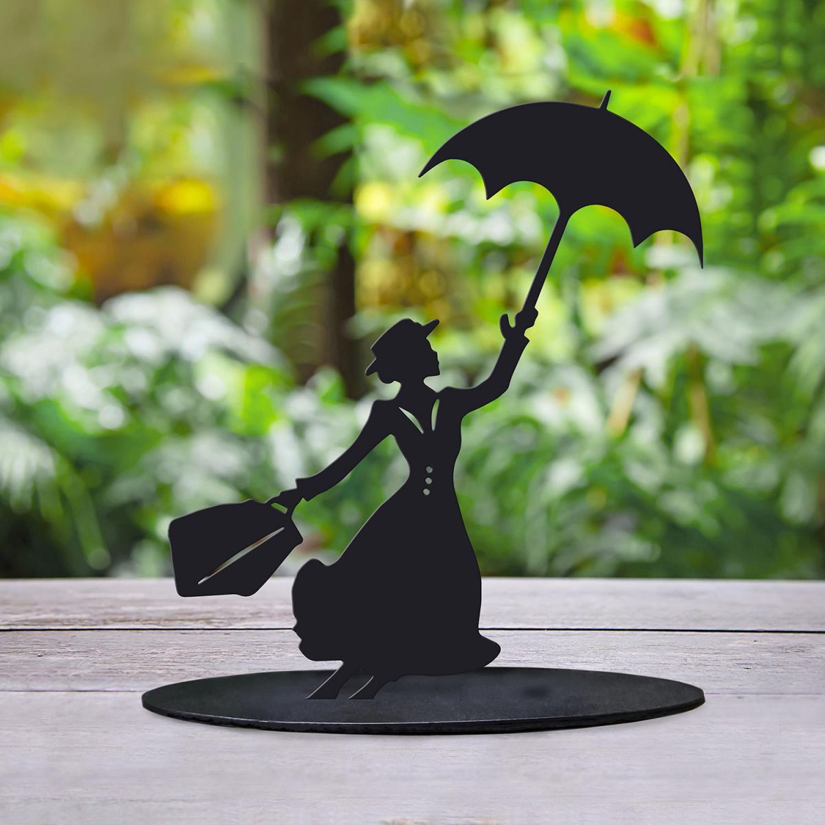 Mary Poppins Silhouette Ornament in Situ