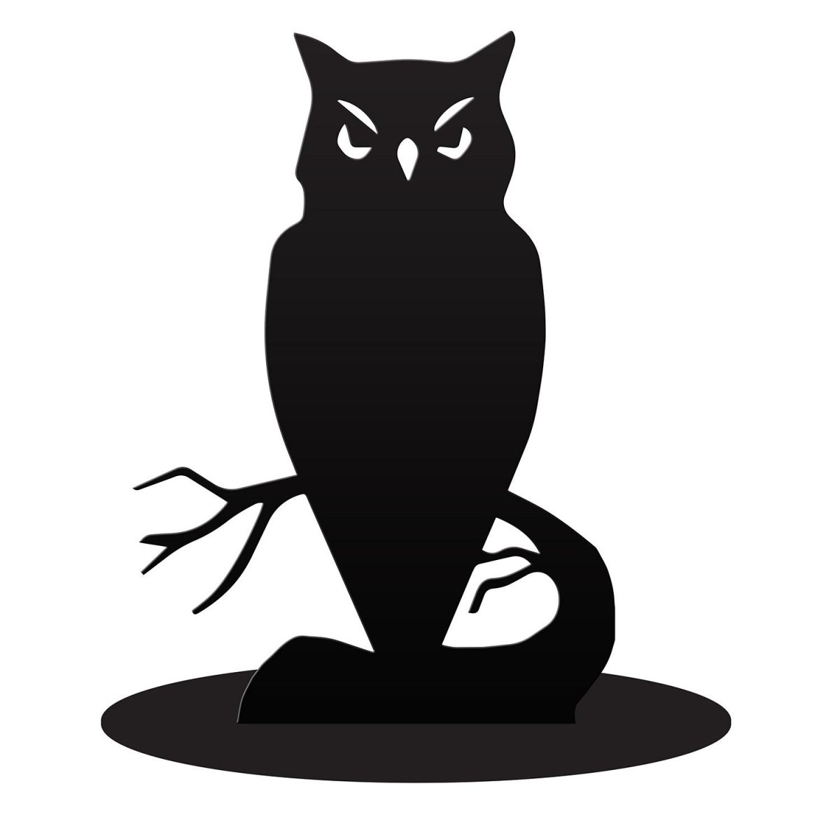Owl Door Stop in Black