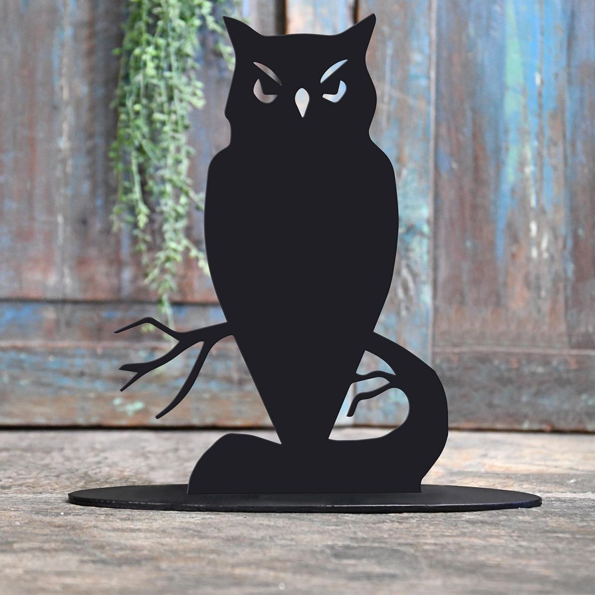Owl Door Stop Created Out of Iron