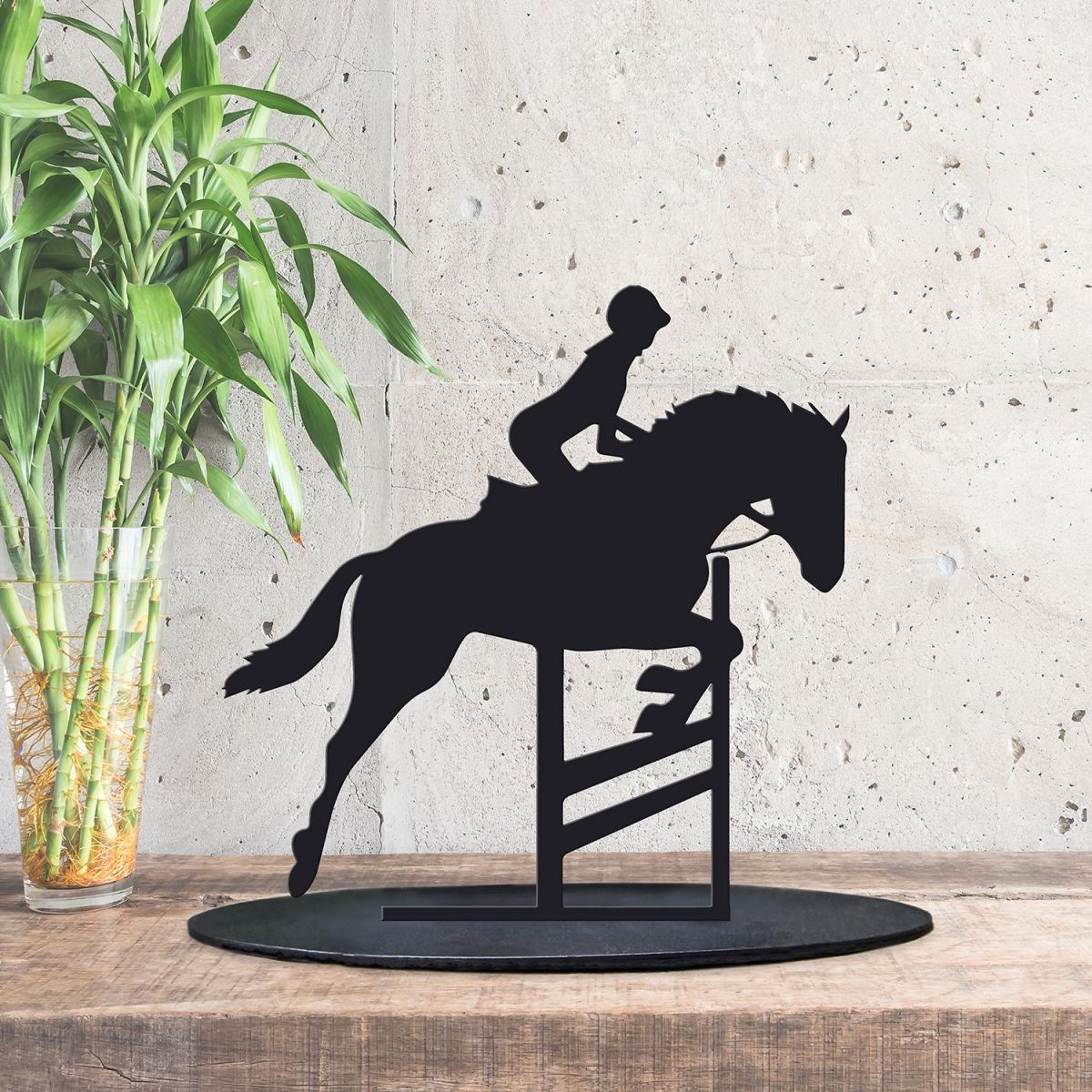  Show Jumping Garden Silhouette Ornament in Side in the Conservatory 