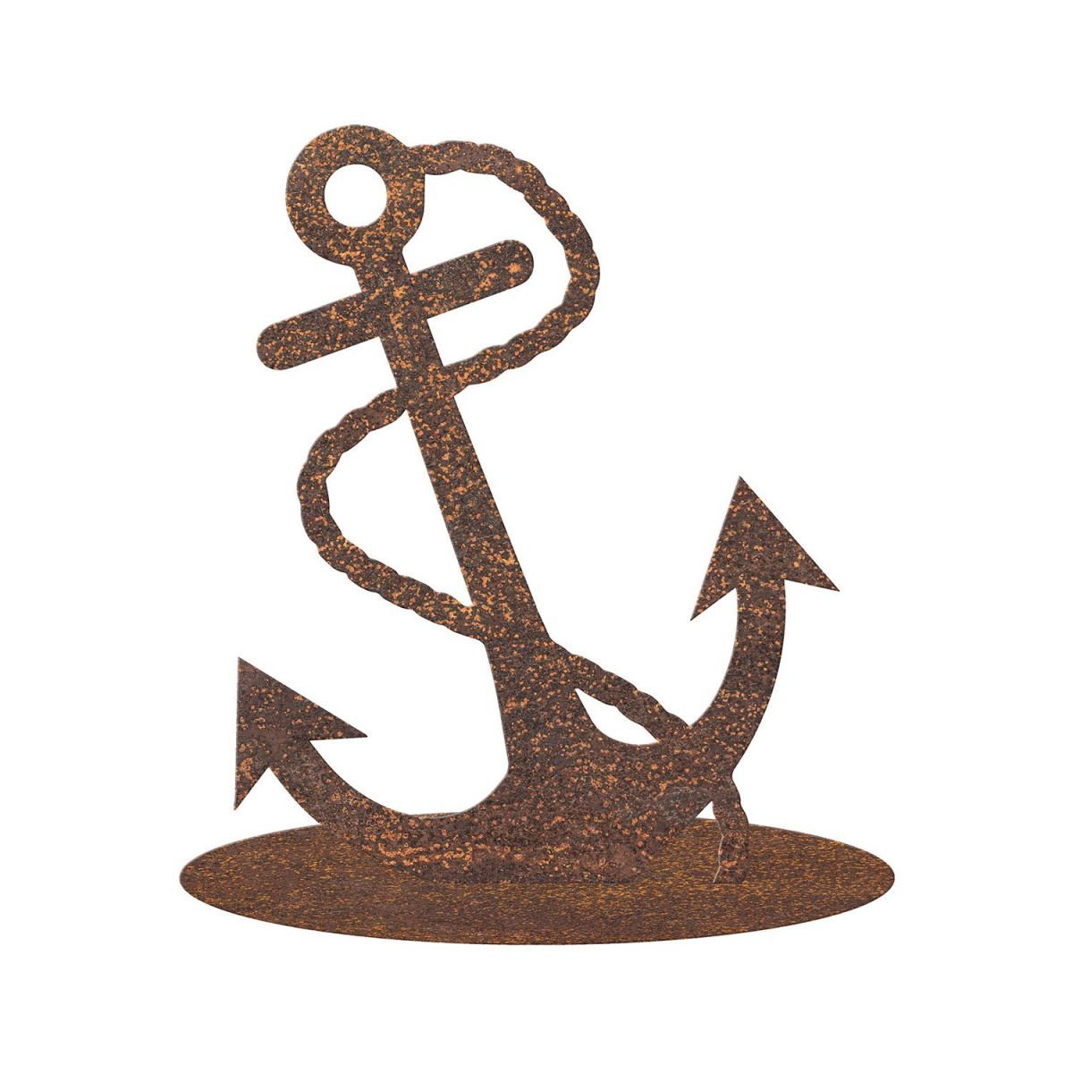 Anchor Iron Door Stop in a Rustic Finish