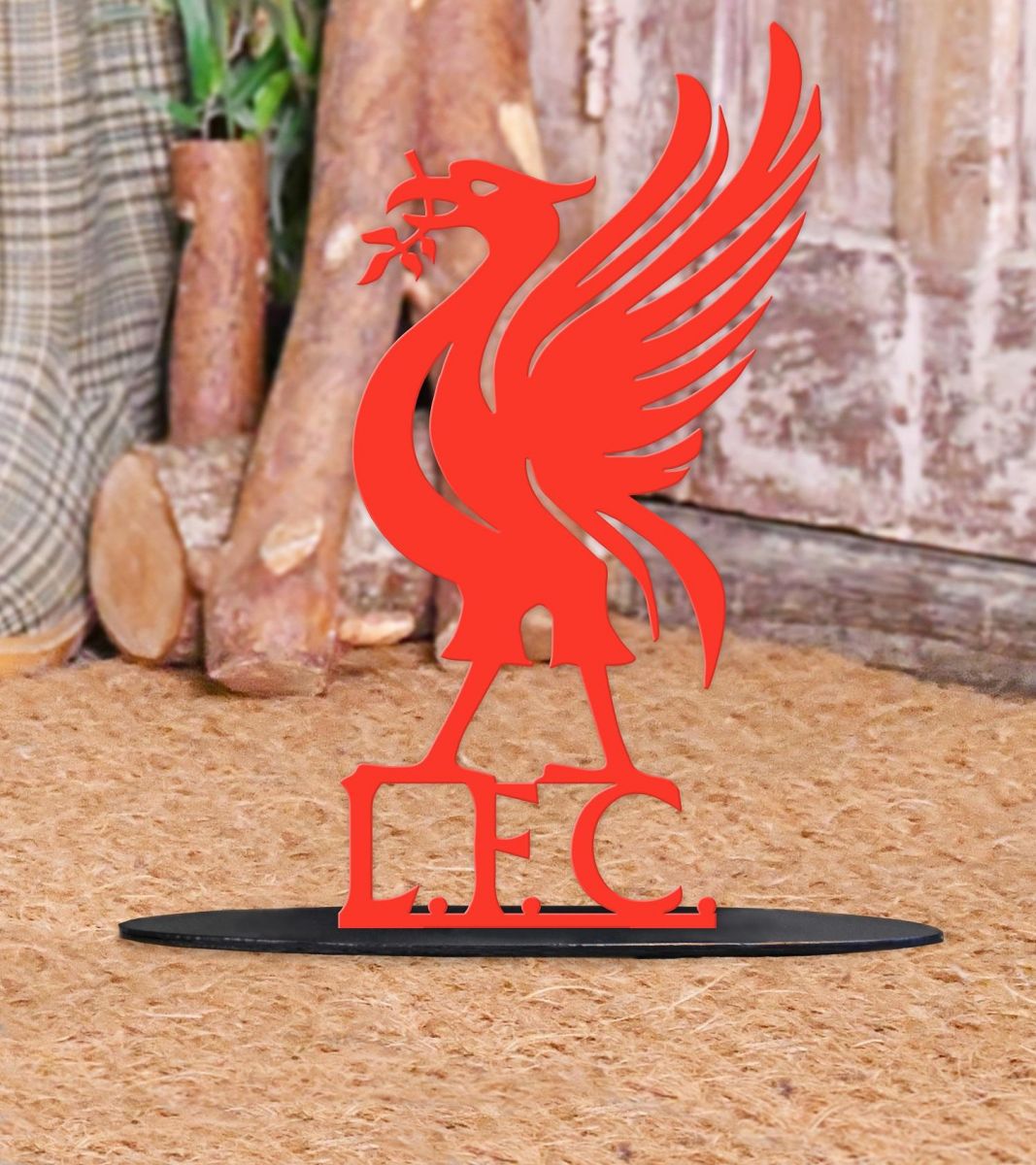 Red Liver Bird "L.F.C" Door Stop