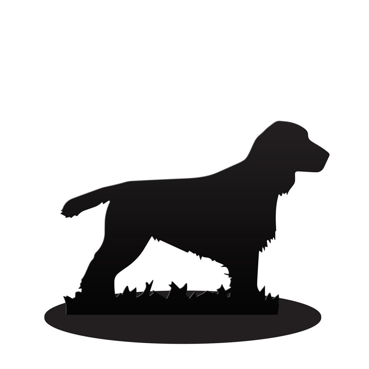 Cocker Spaniel Door Stop in Black