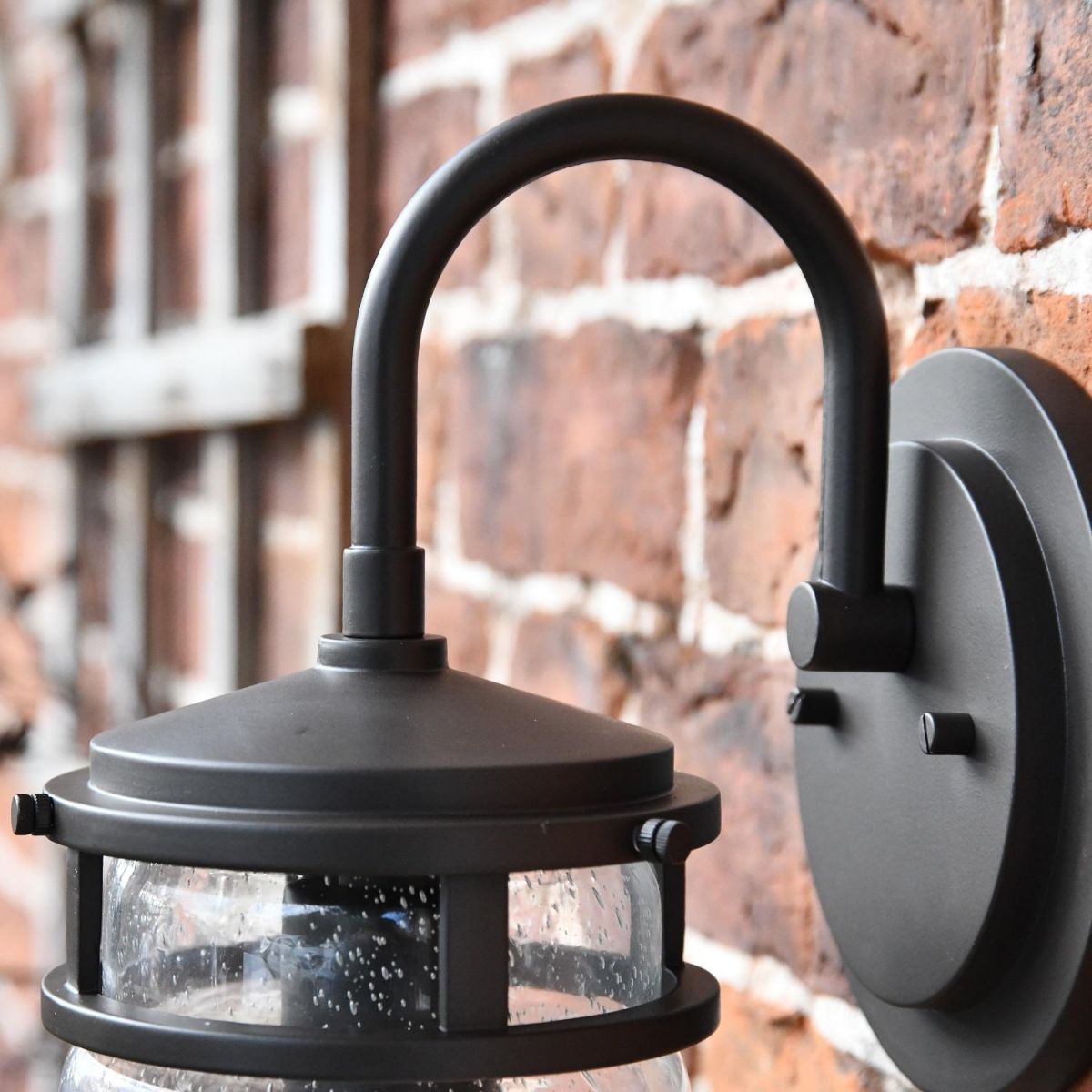 Close up of swan neck "Wroxchurch" Lantern  Close up of swan neck "Wroxchurch" Lantern