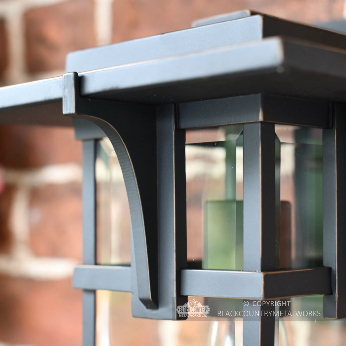 Art Deco Antique Bronze Medium Wall Lantern